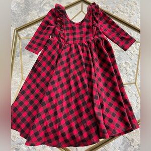 Remie Girl Plaid Dress